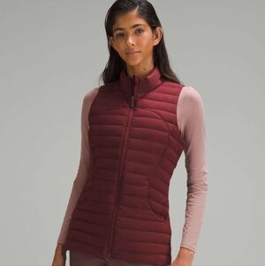 Lululemon Pack It Down Vest - Red Merlot